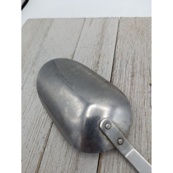 Unbranded #2 Advertising Stainless Steel Measuring Scoop 10 3/4" Black Handle - Picture 6 of 8